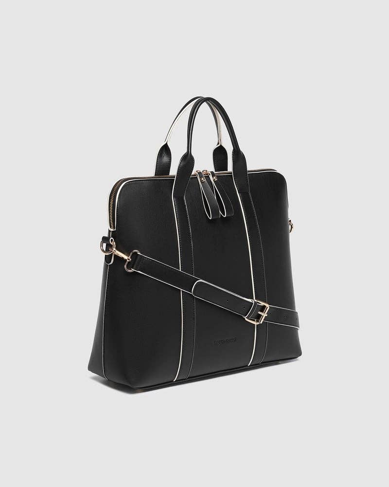 Louenhide - Rhodes Trolley Laptop Bag - Black and White