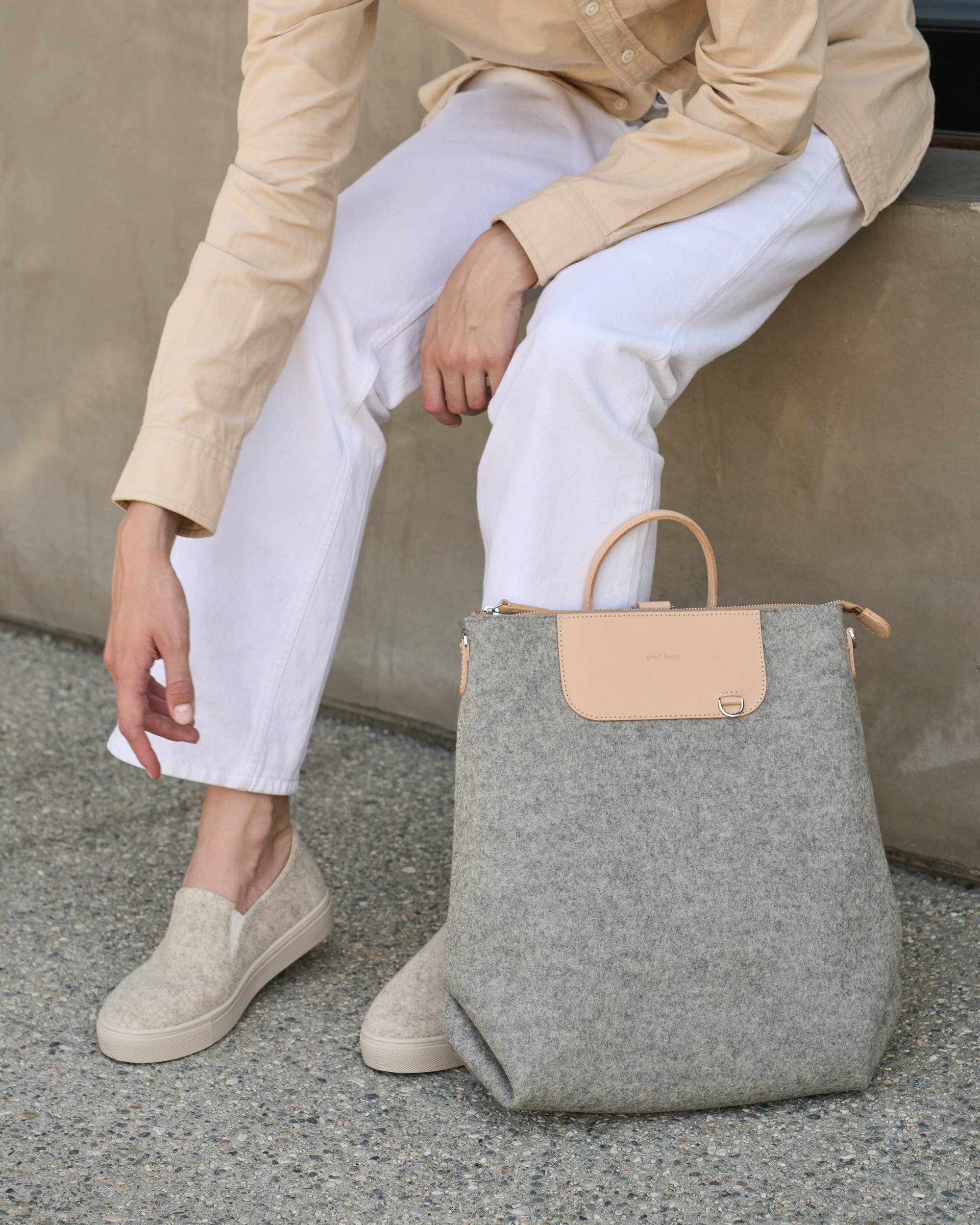 Graf Lantz - Bedford Merino Wool Backpack in Granite