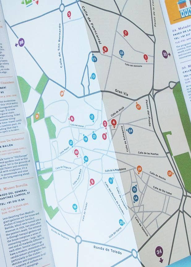 Herb Lester Associates - Let Me Tell You About Madrid - Travel Map & Cultural Guide