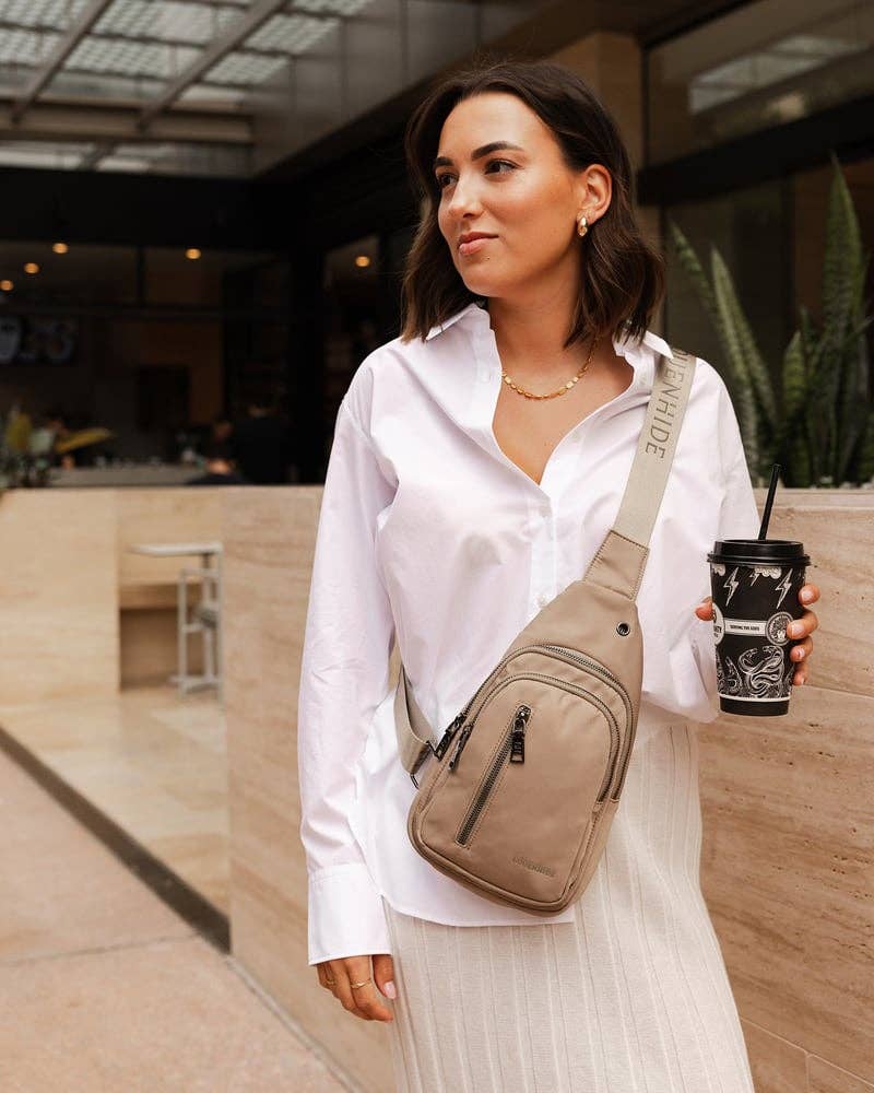 The Boyd Sling Bag - Nylon Beige