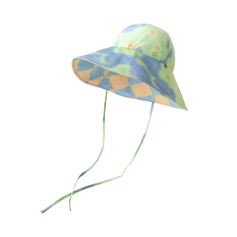 Lost Pattern NYC - "Day Dream" Reversible Sun Hat - Blue