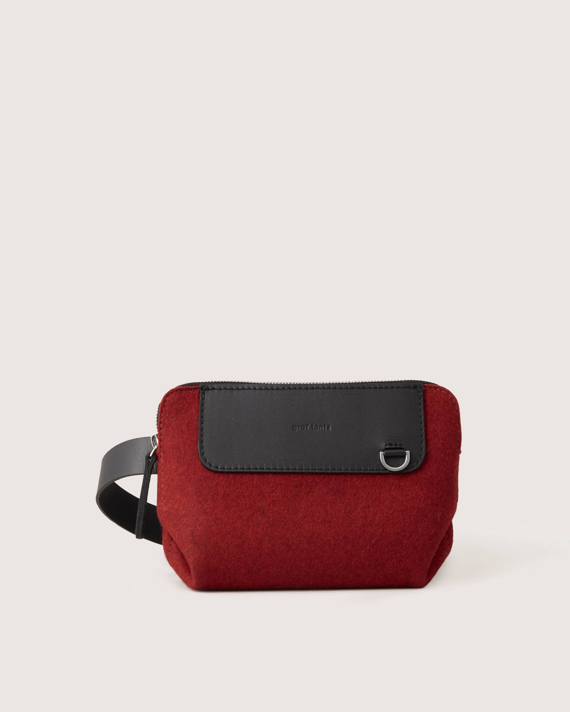 Graf Lantz - Bedford Merino Wool Belt Bag - Cherry Black