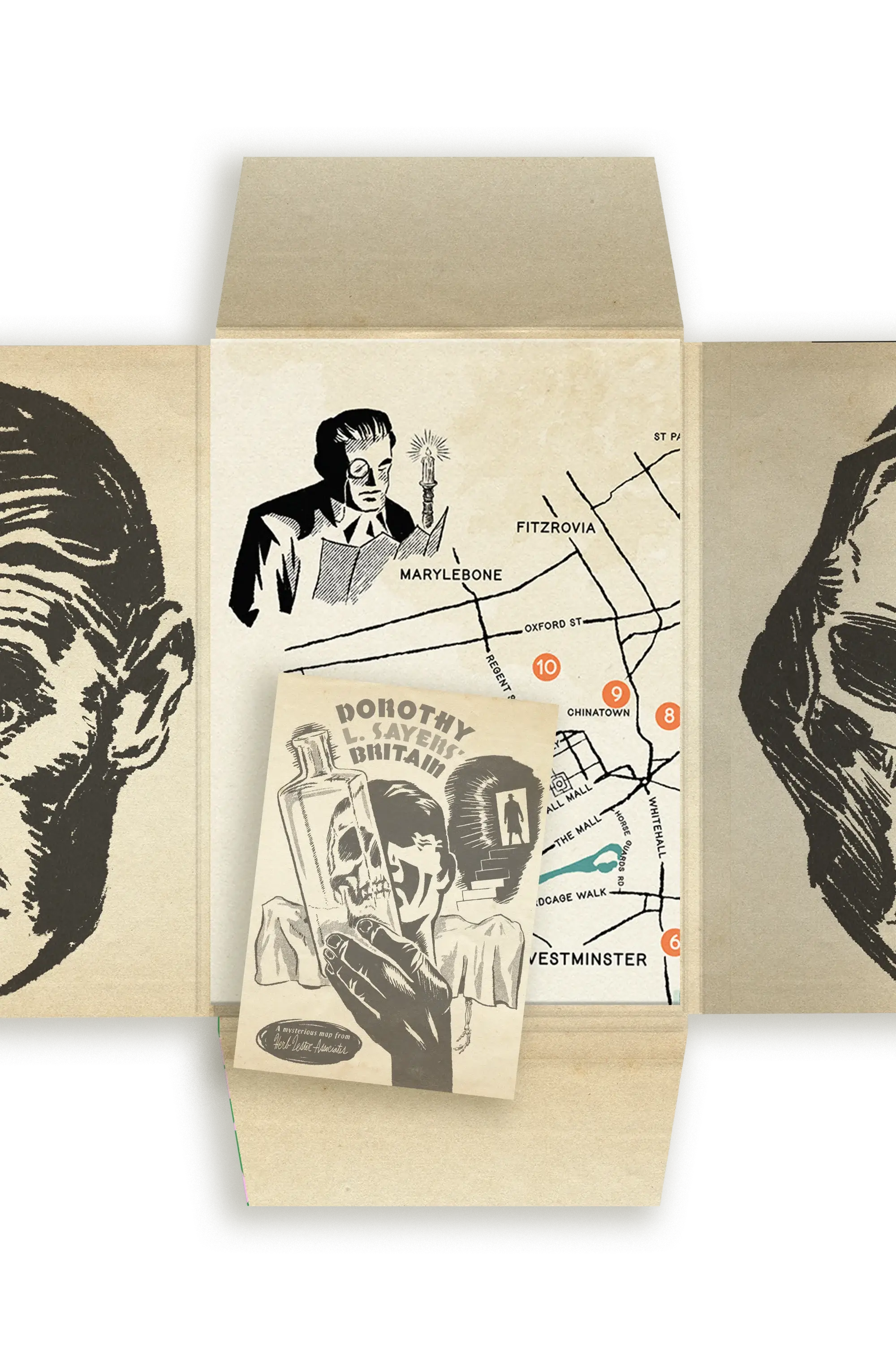 Herb Lester Associates - Dorothy L Sayers' Britain Map