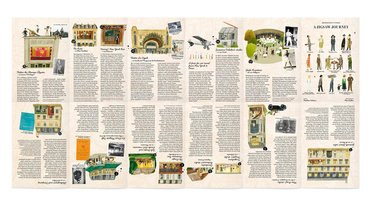 Hemingway's Paris: A 1000 Piece Jigsaw Journey