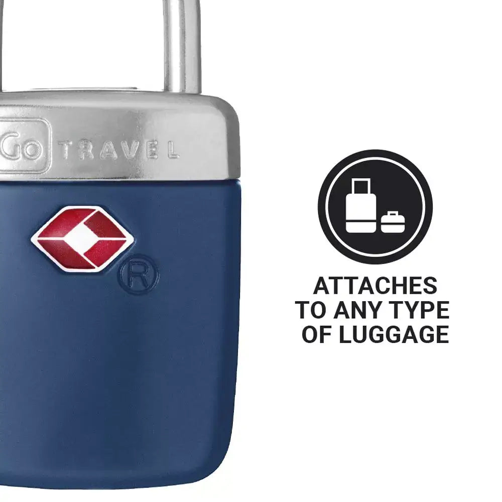 Go Travel TSA Alert Key Padlock Suitcase Lock