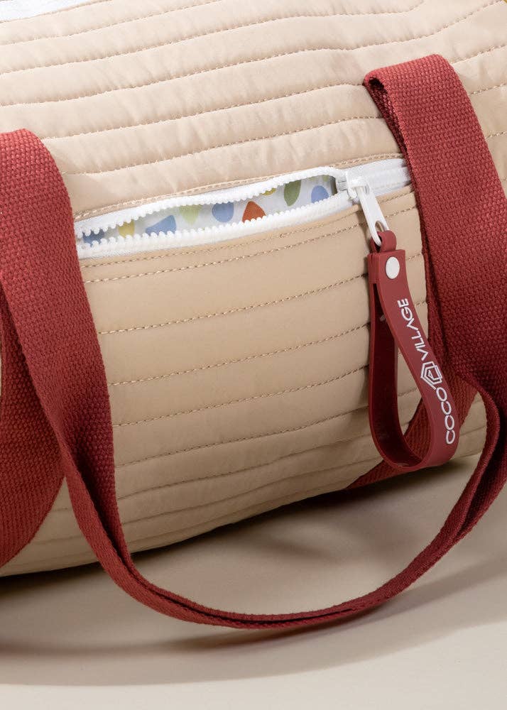 Coco Village - Washable Nylon Duffle Bag - Golden Hour