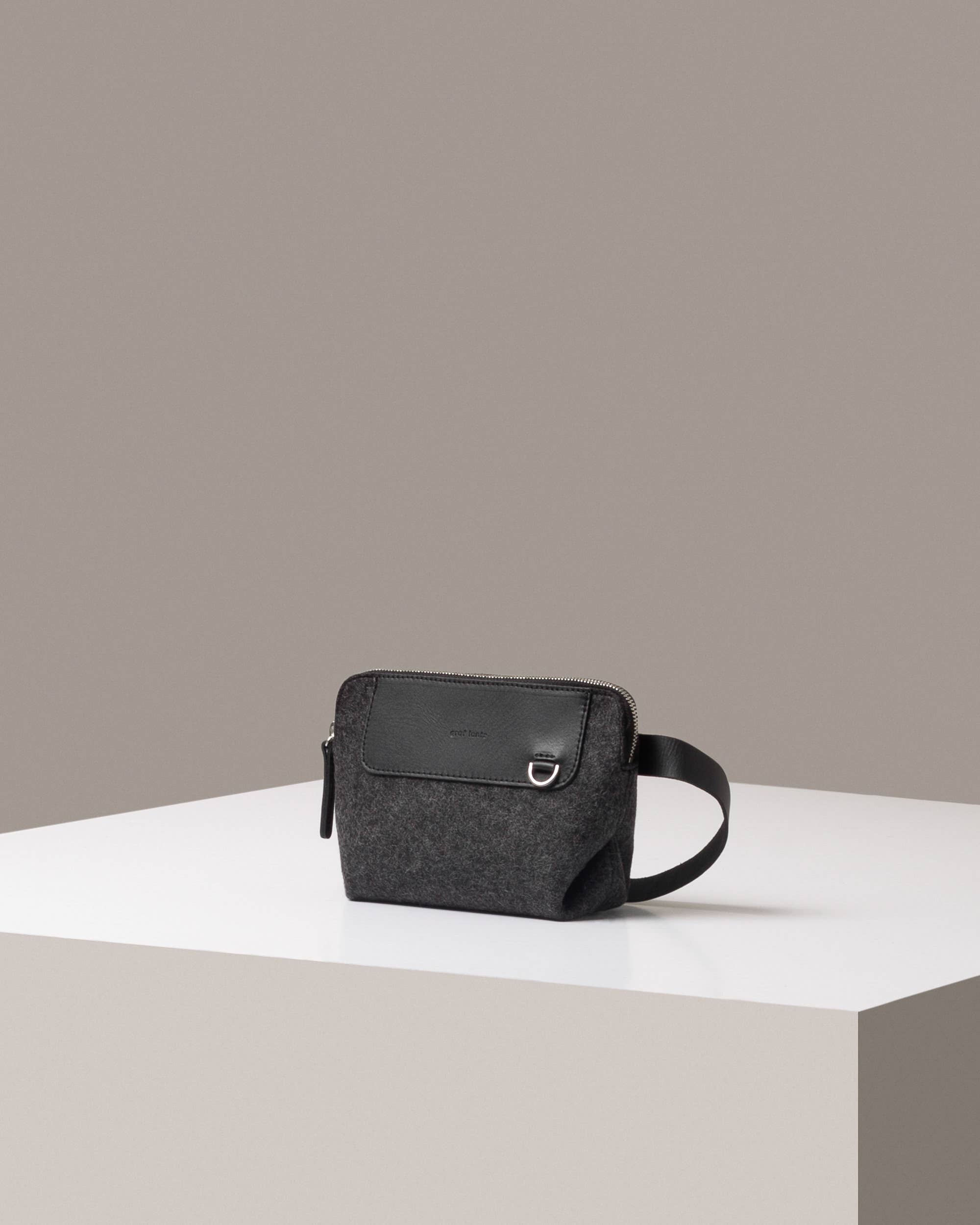 Graf Lantz - Bedford Merino Wool Belt Bag in Charcoal