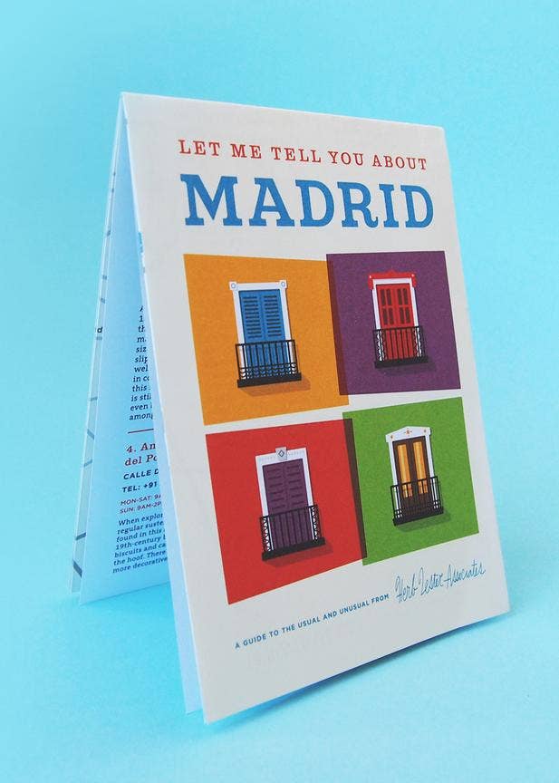 Herb Lester Associates - Let Me Tell You About Madrid - Travel Map & Cultural Guide