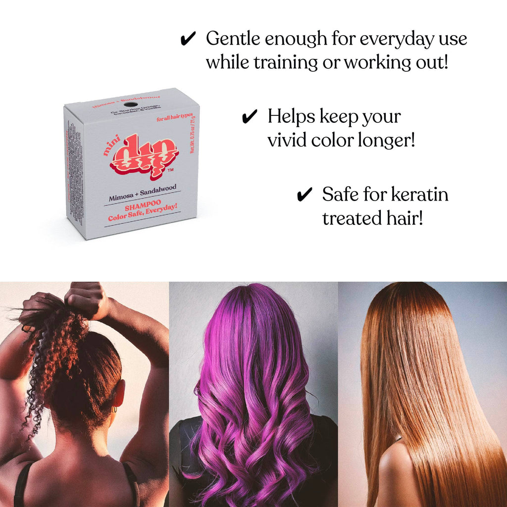 Dip - Mini Dip Shampoo Bar: Color Safe, Everyday - Mimosa & Sandalwood