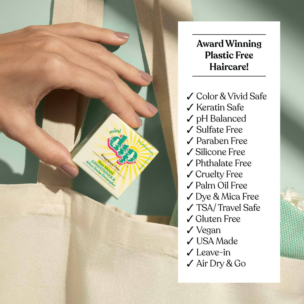 Dip - Mini Dip Sun Shield: Conditioner Bar & After Swim Detangler Fragrance Free