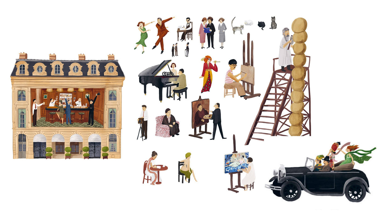 Hemingway's Paris: A 1000 Piece Jigsaw Journey