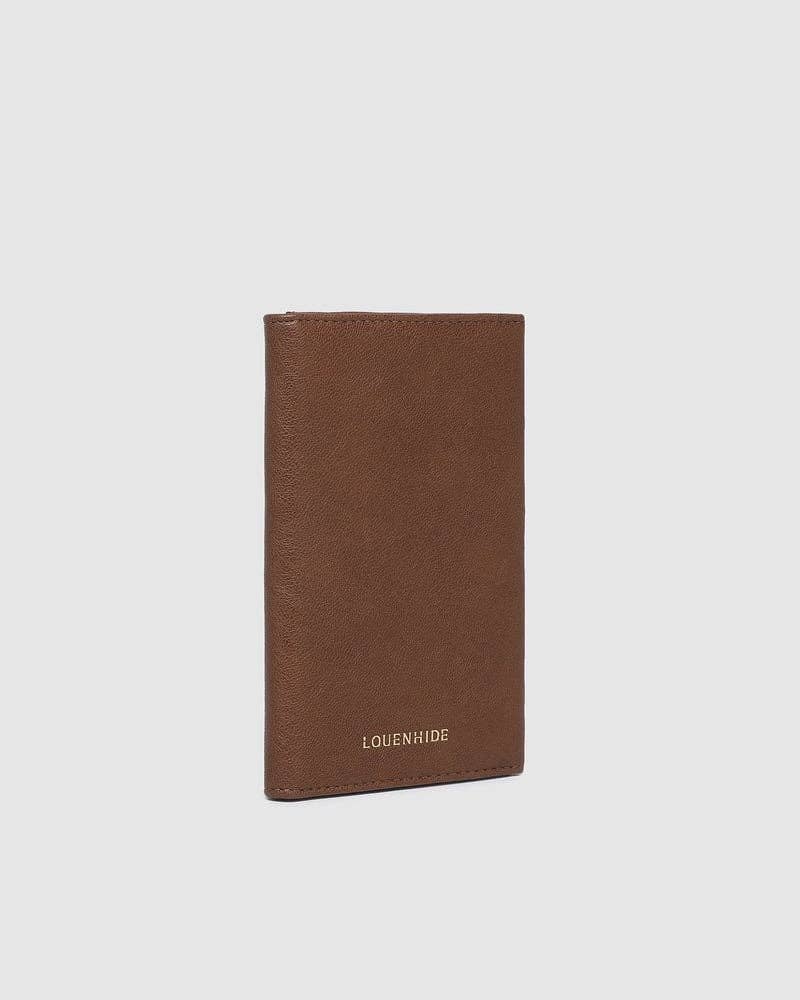 Louenhide - Venice Passport Holder - Saddle Cognac