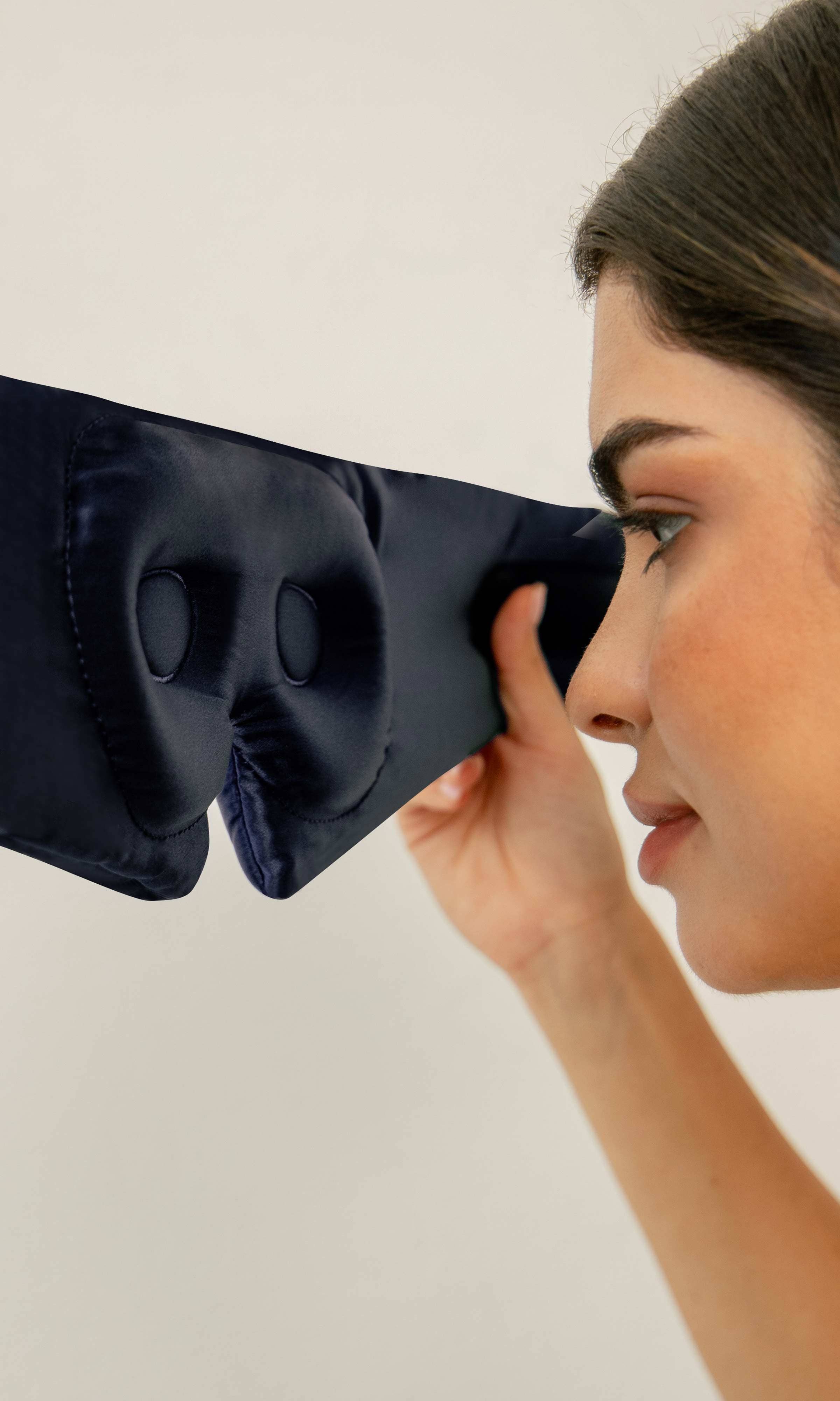 Drowsy Sleep Co. - Midnight Blue Eyelash Protecting Sleep Mask