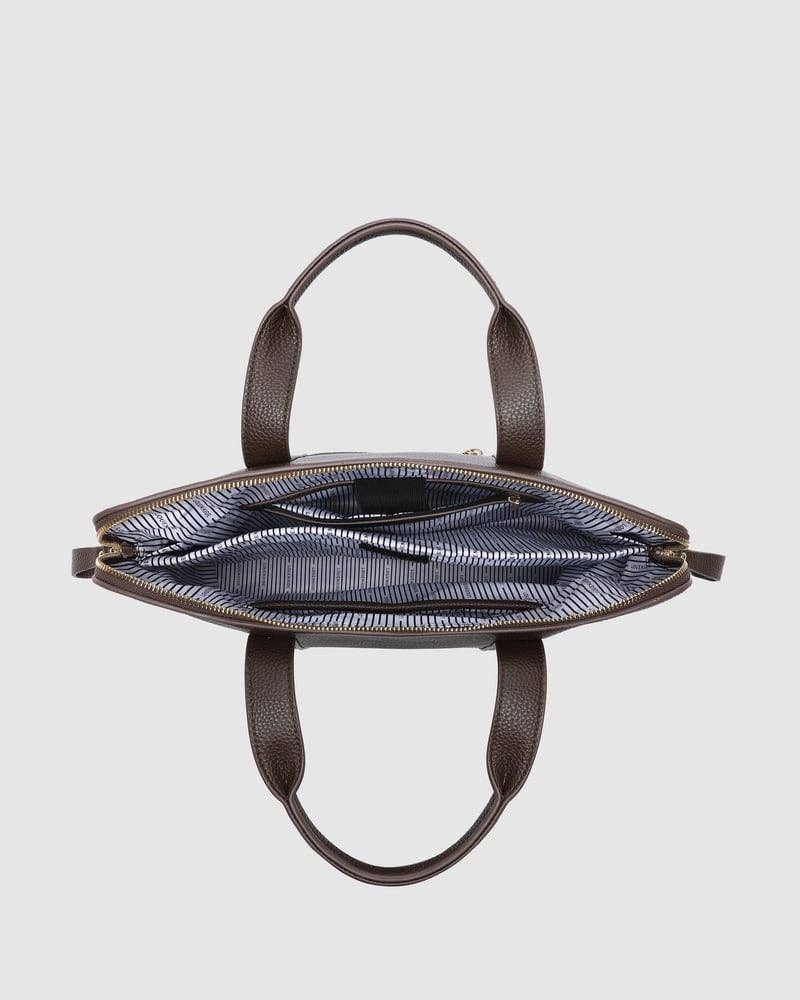 Louenhide - Rhodes Trolley Laptop Bag - Chocolate