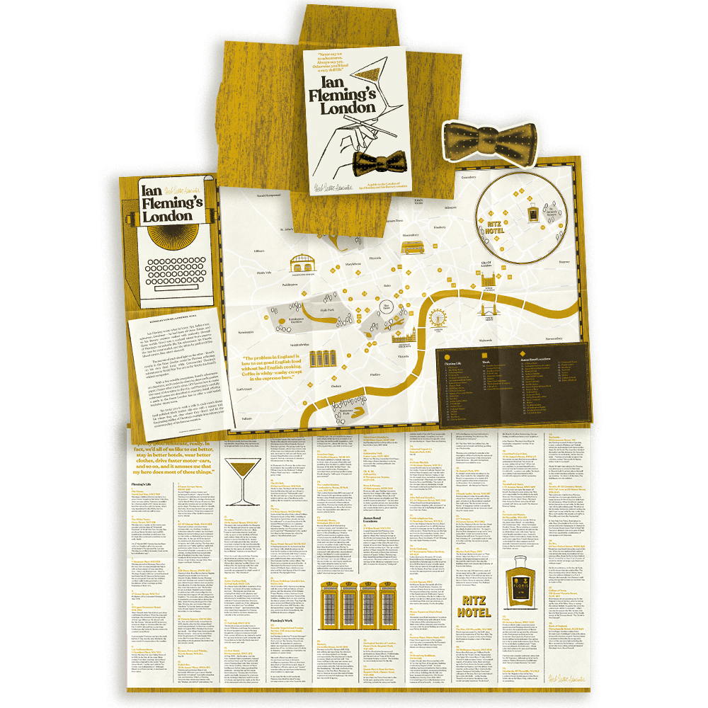 Herb Lester Associates - Ian Fleming's London Map