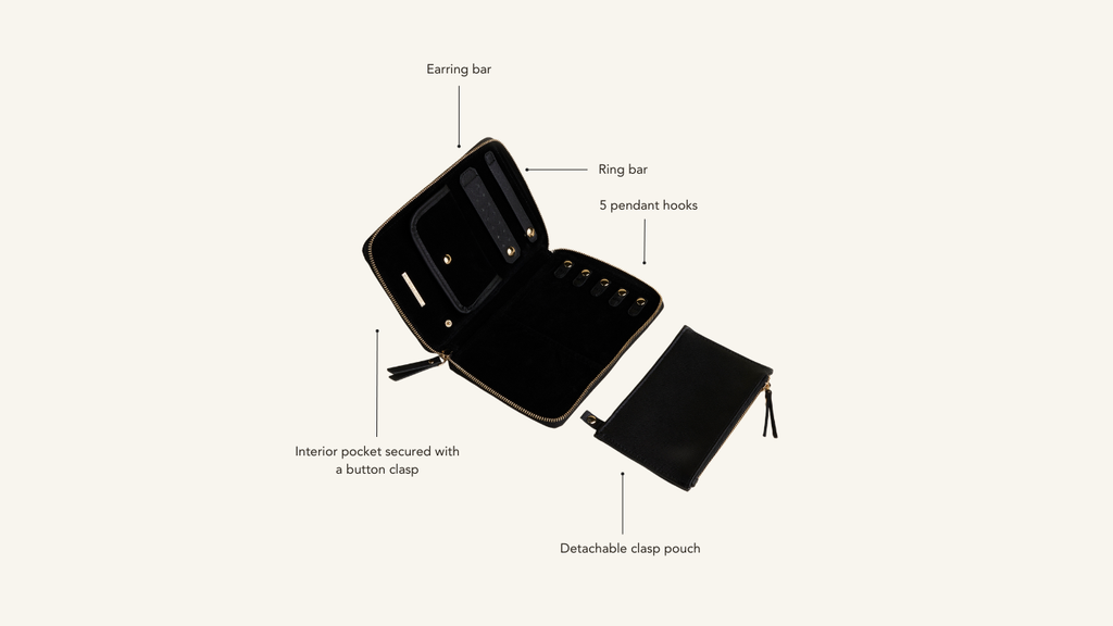 Hudson + Bleecker - Bijoux Jewelry Folio - Black
