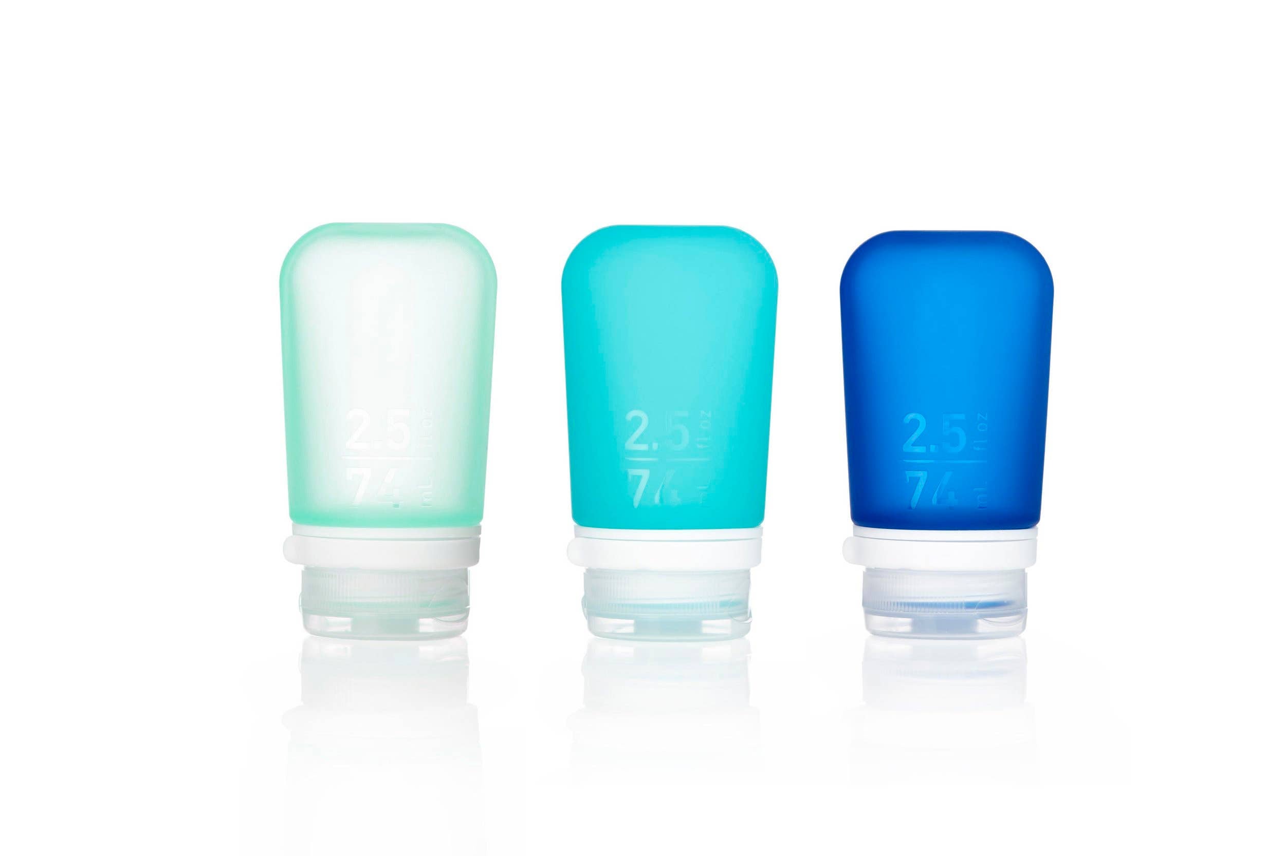 humangear - GoToob+ 3-Pack Refillable Silicone Travel Bottles