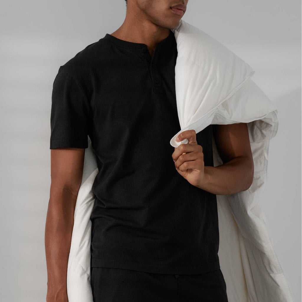 LUNYA - Men's Slumberknit™ Henley Tee
