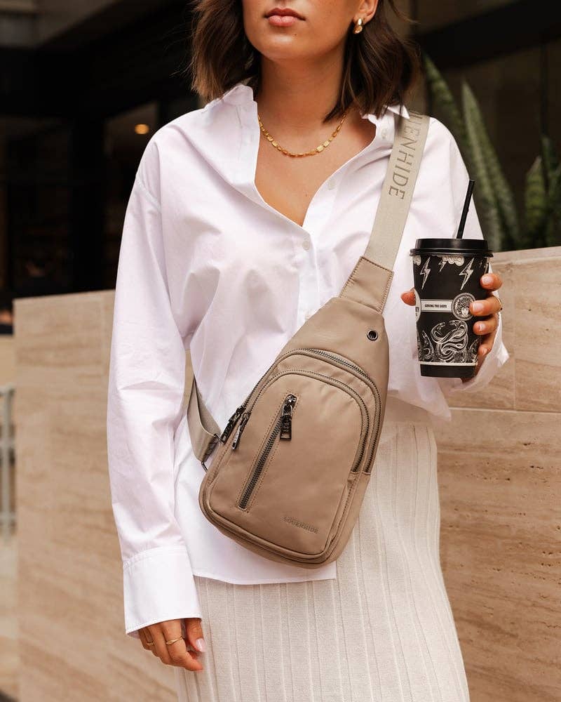 The Boyd Sling Bag - Nylon Beige