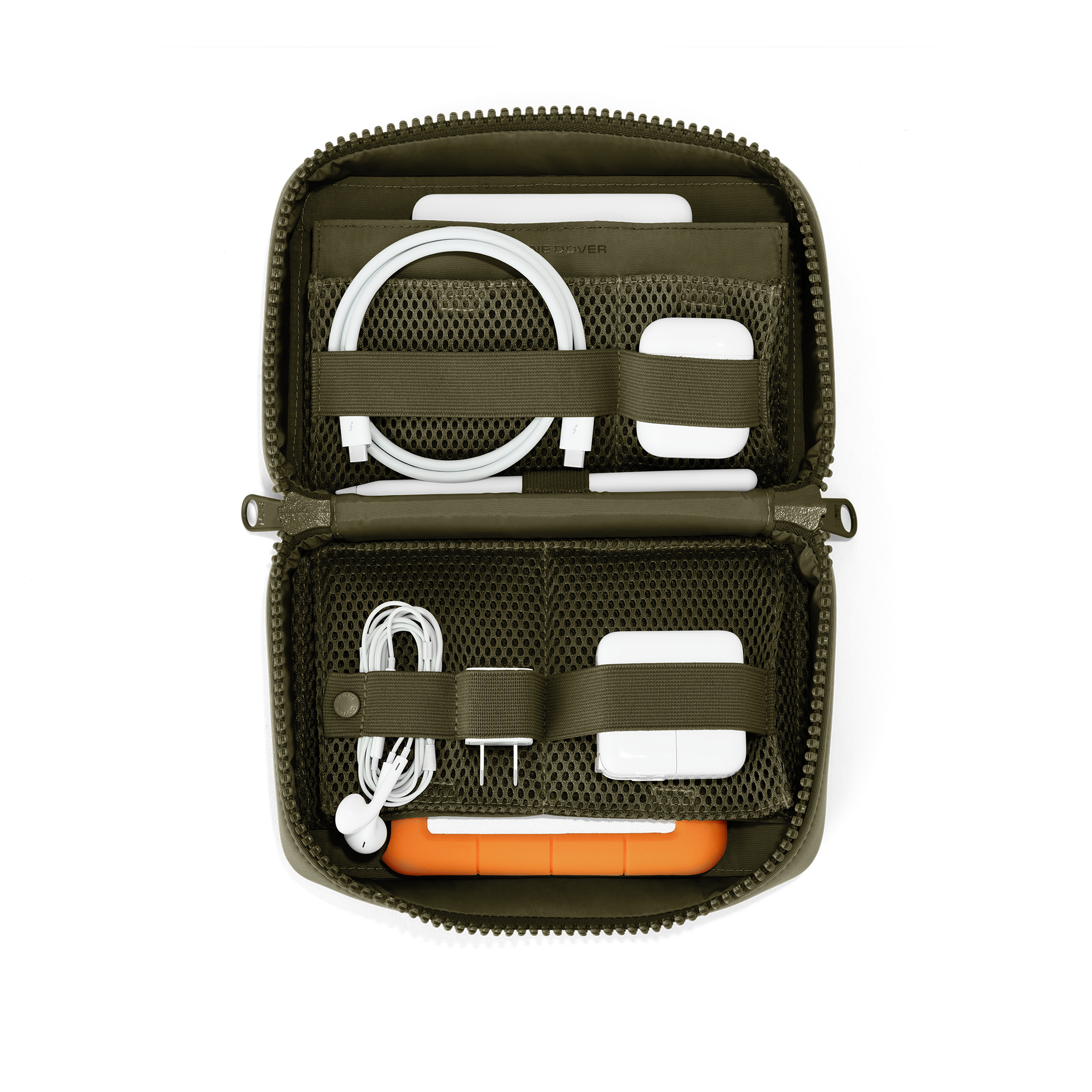 Dagne Dover - Arlo Tech Organizer in Dark Moss, Large