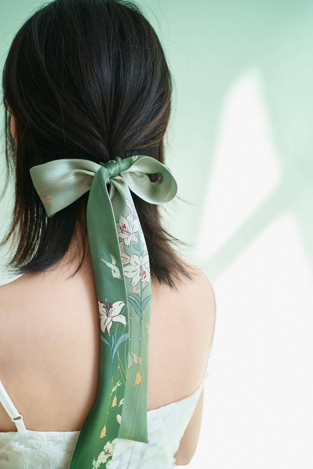 Lost Pattern NYC - "Lily" Silk Skinny Scarf