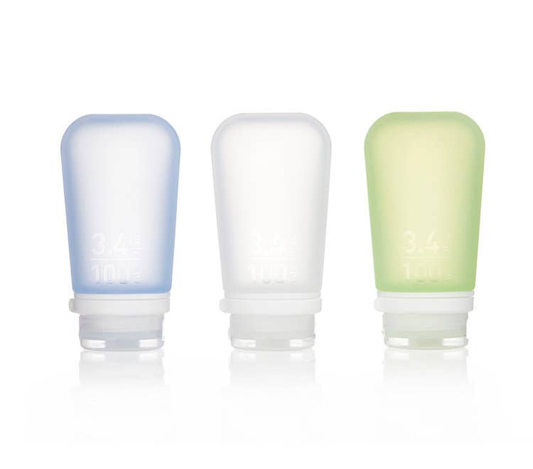 humangear - GoToob+ 3-Pack Refillable Silicone Travel Bottles