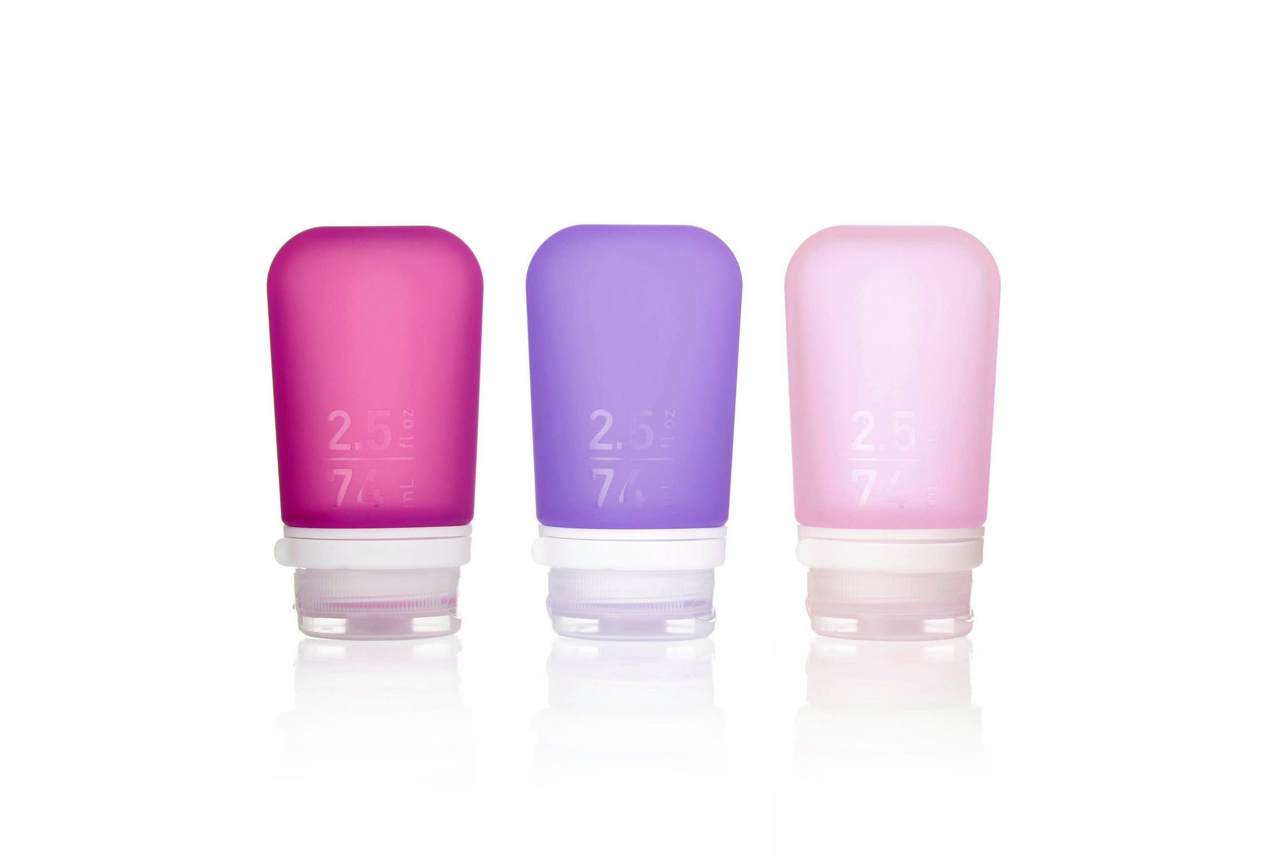 humangear - GoToob+ 3-Pack Refillable Silicone Travel Bottles