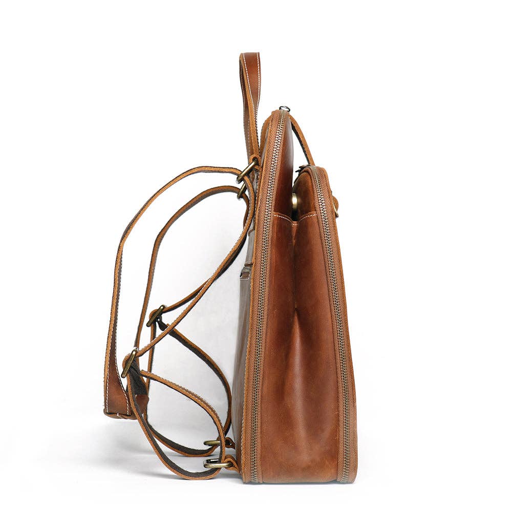 Steel Horse Leather - Sachi Leather Backpack  | Small Women's Leather Backpack