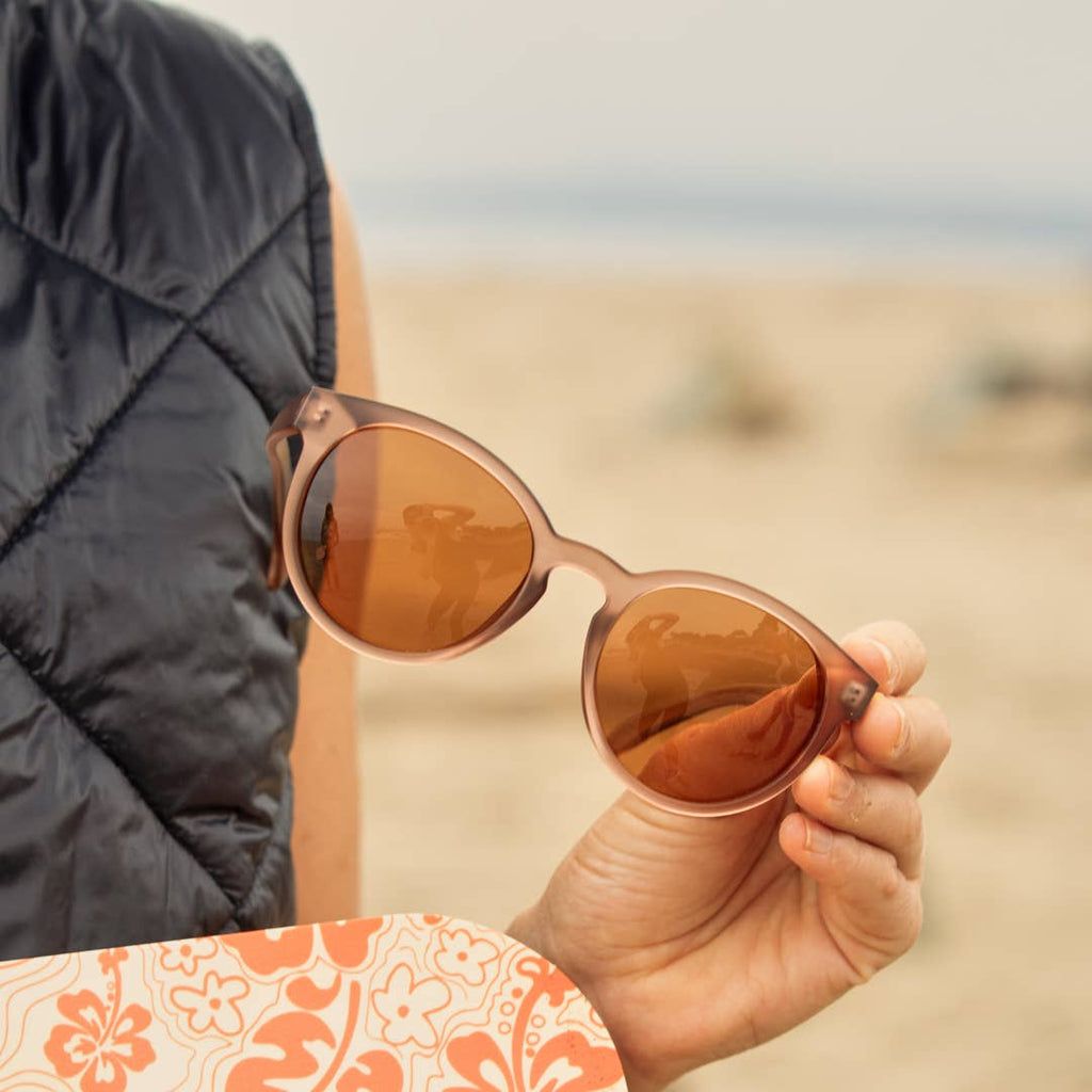 Blue Planet Eco-Eyewear - BP19885 - Arches -  Soft Honey Tortoise / Brown Polarized