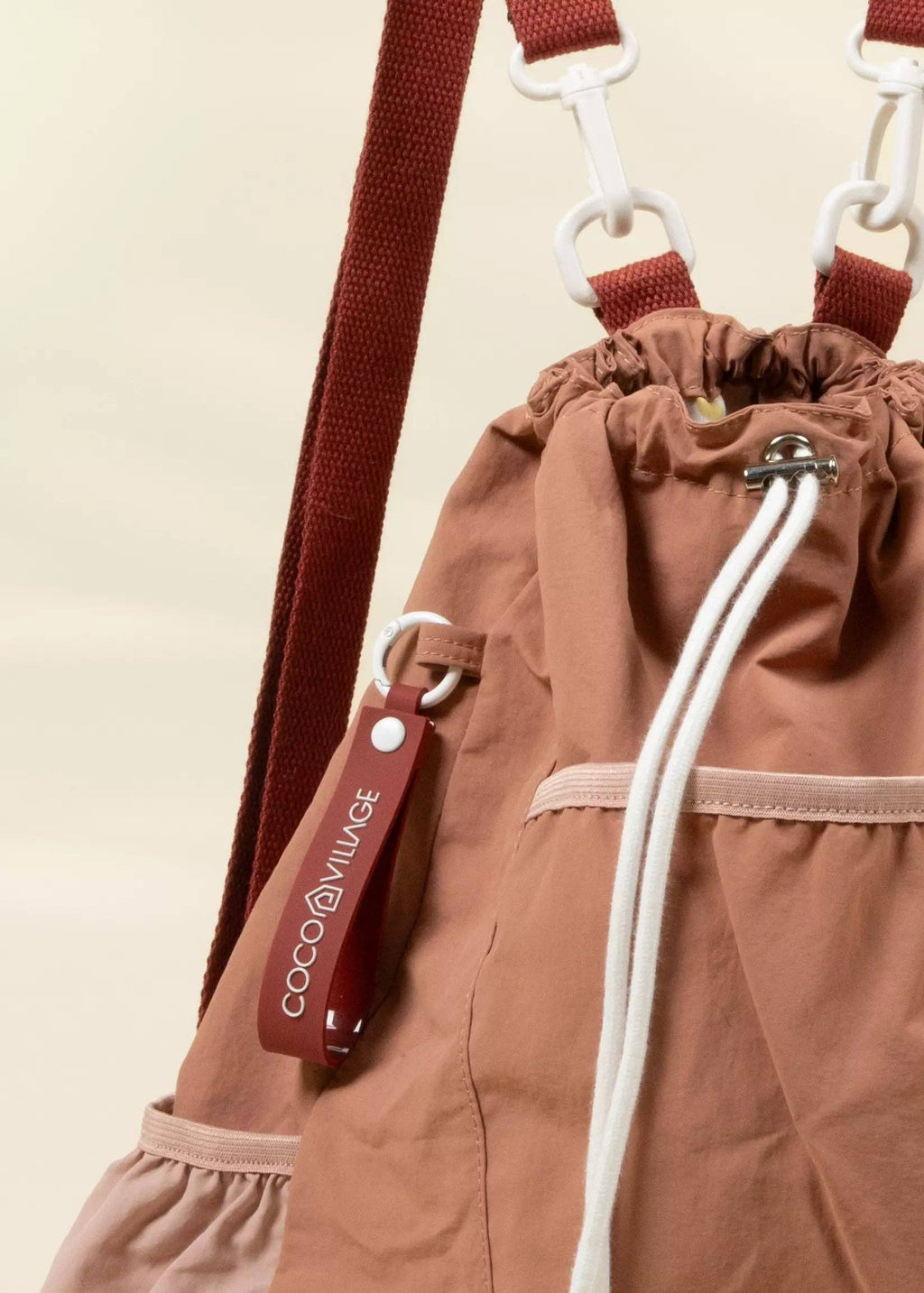Coco Village - Washable Nylon Gym Bag - Blushfield