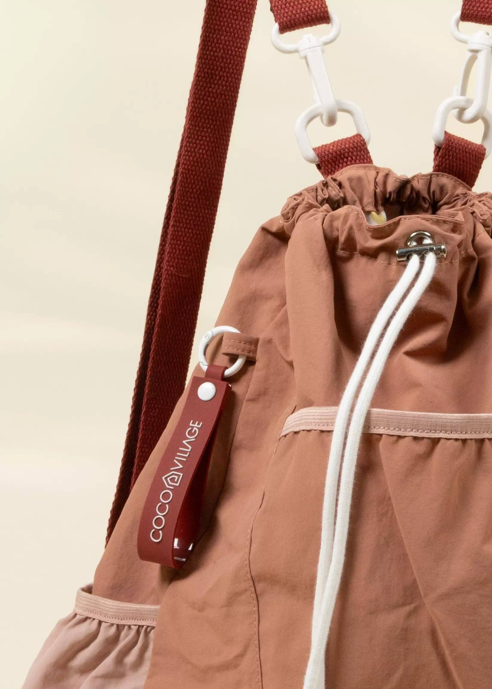 Coco Village - Washable Nylon Gym Bag - Blushfield