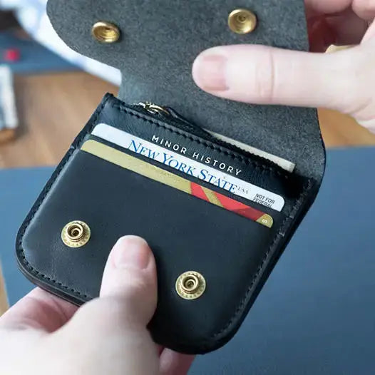 Minor History - The Little Ledger Wallet - Black