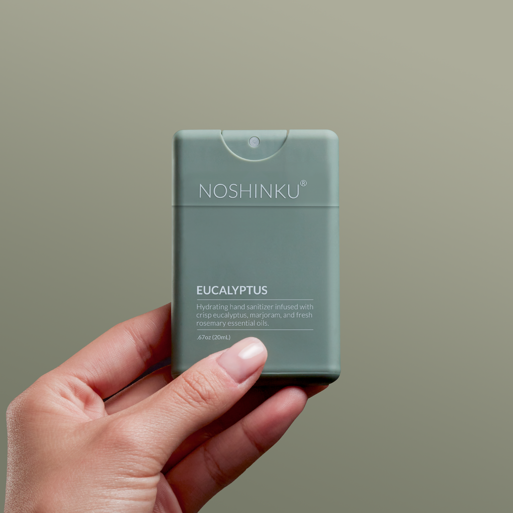 Noshinku - Refillable Eucalyptus Moisturizing Pocket Hand Sanitizer