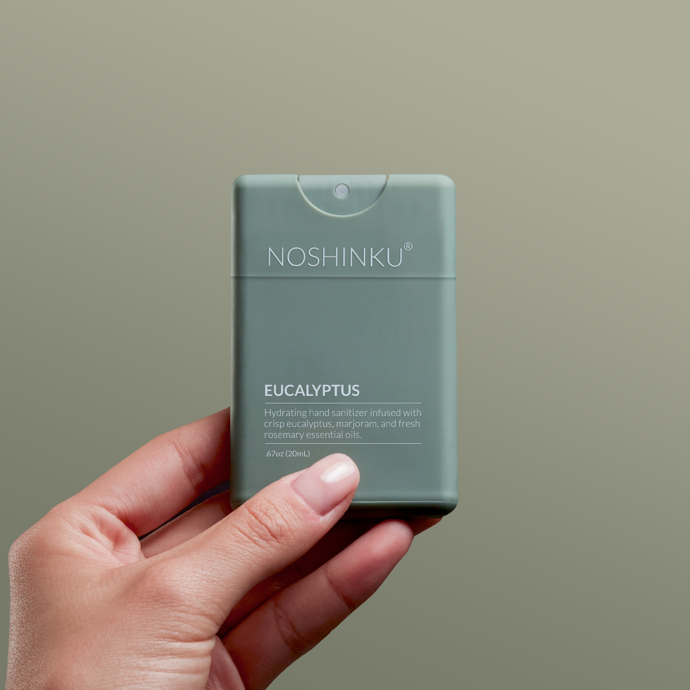 Noshinku - Refillable Eucalyptus Moisturizing Pocket Hand Sanitizer