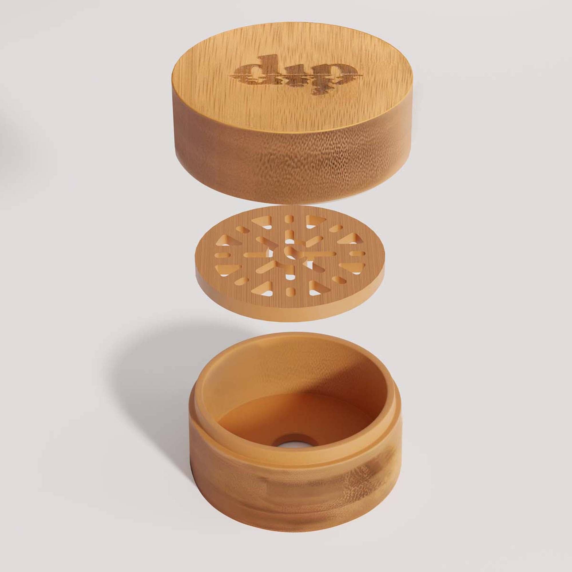 Dip - Mini Dip Bamboo Travel Case with Coaster