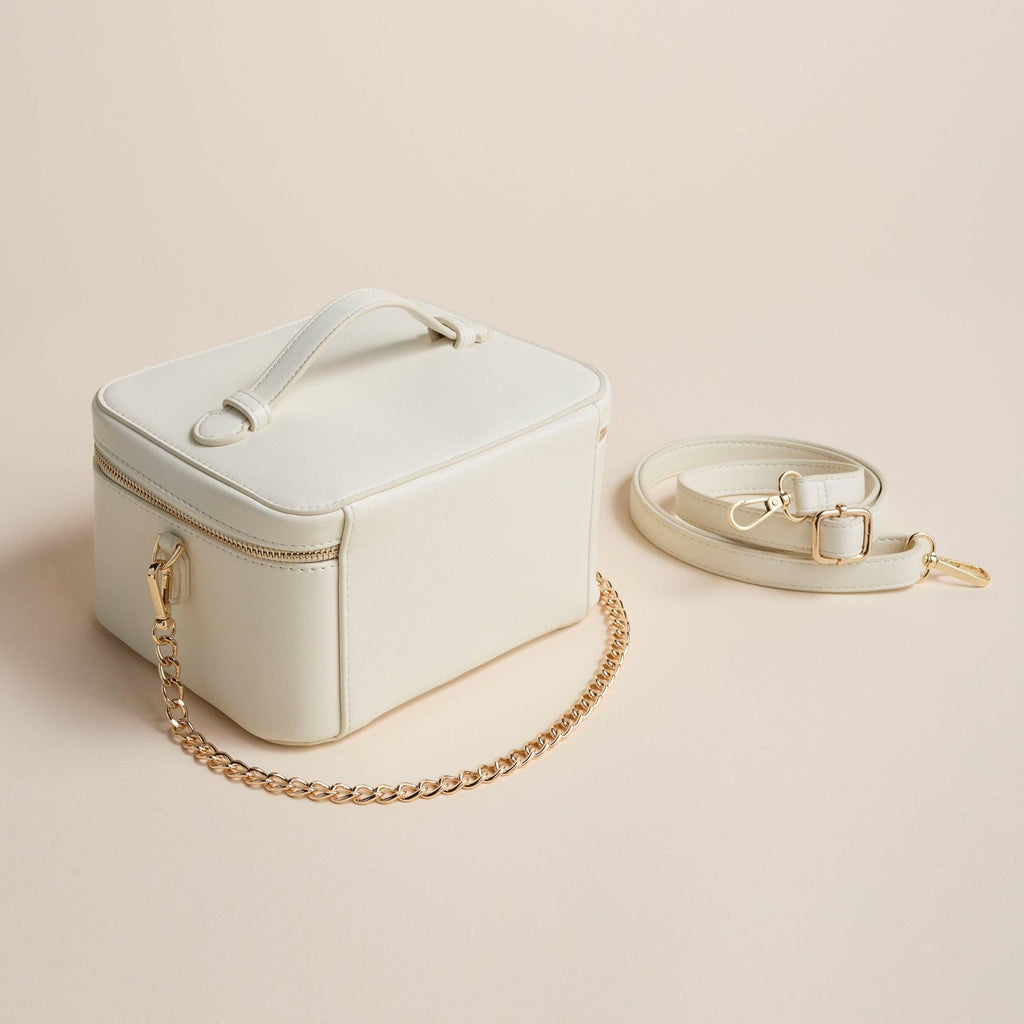 Hudson + Bleecker - Jetsetter Train Case - Ecru