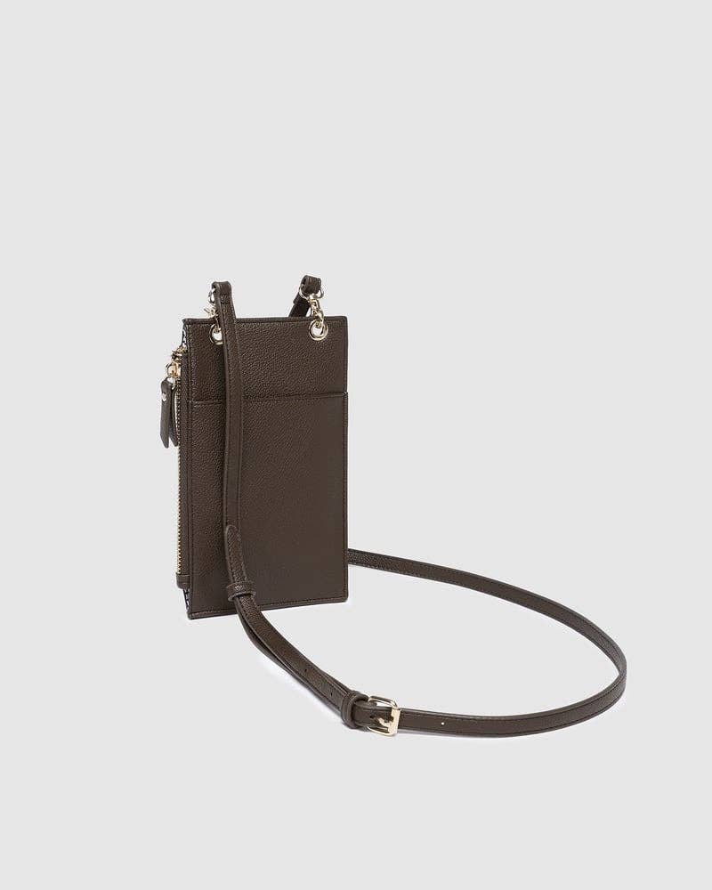 Louenhide - Suki RFID Phone Bag - Chocolate