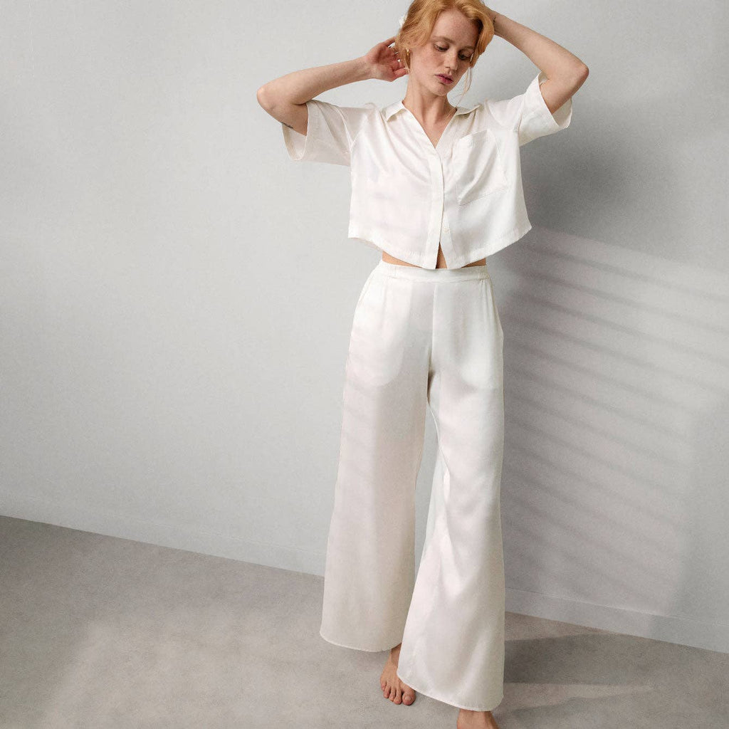 LUNYA - Washable Silk High Rise Pant Set