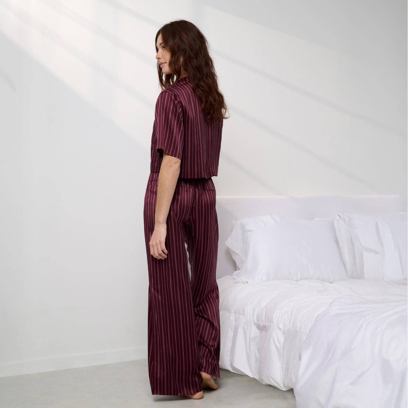 LUNYA - Washable Silk High Rise Pant Set