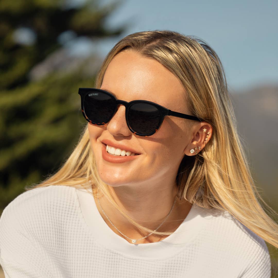 Blue Planet Eco-Eyewear - BP19917 - Gram  - Onyx To Walnut Tortoise Fade / Gradient Br