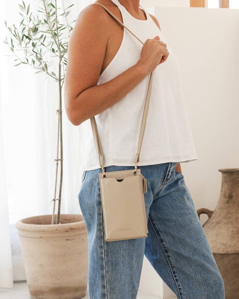 Louenhide - Suki RFID Phone Bag - Almond