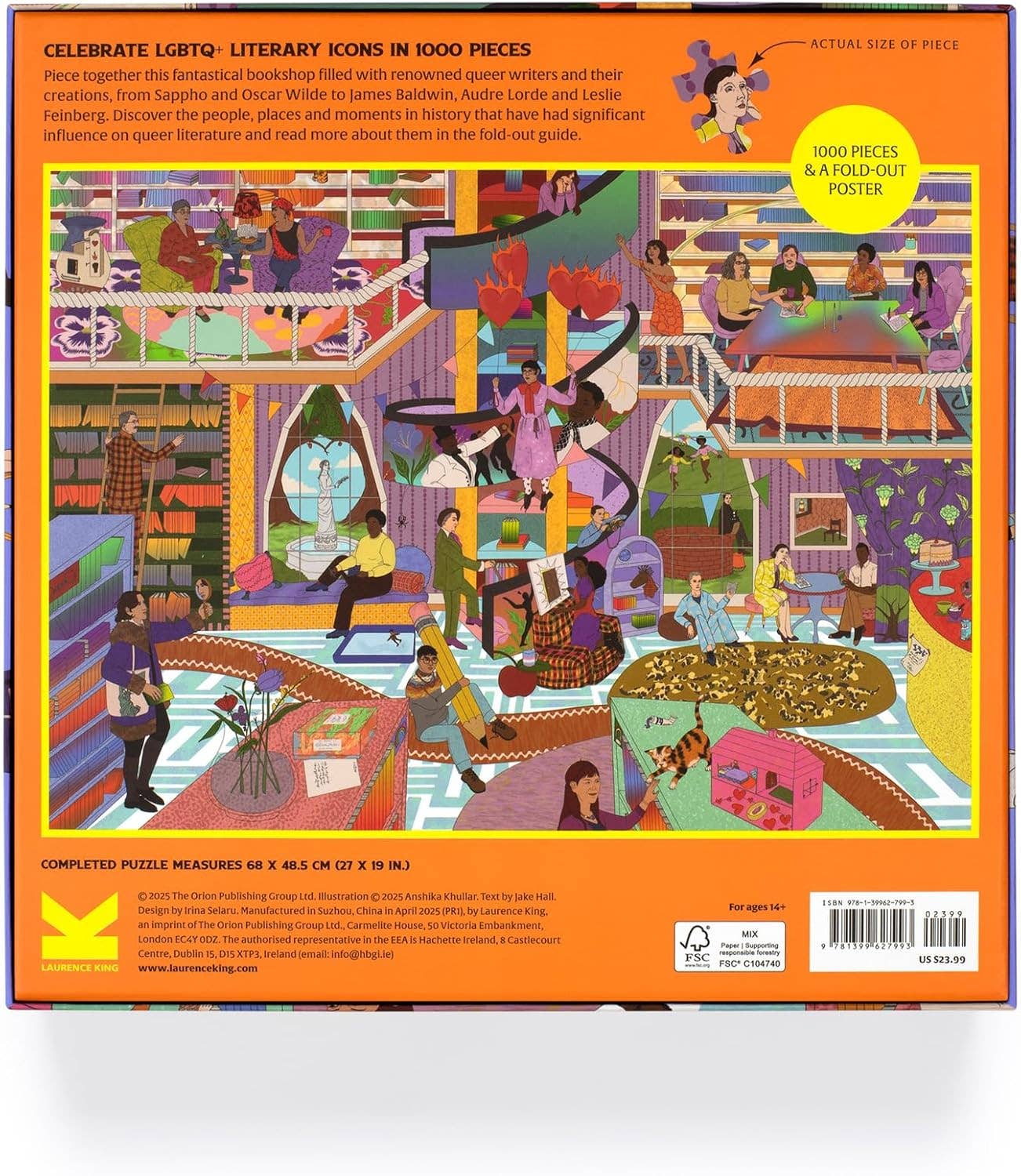 Chronicle Books - The World of Queer Stories 1000 Piece Puzzle
