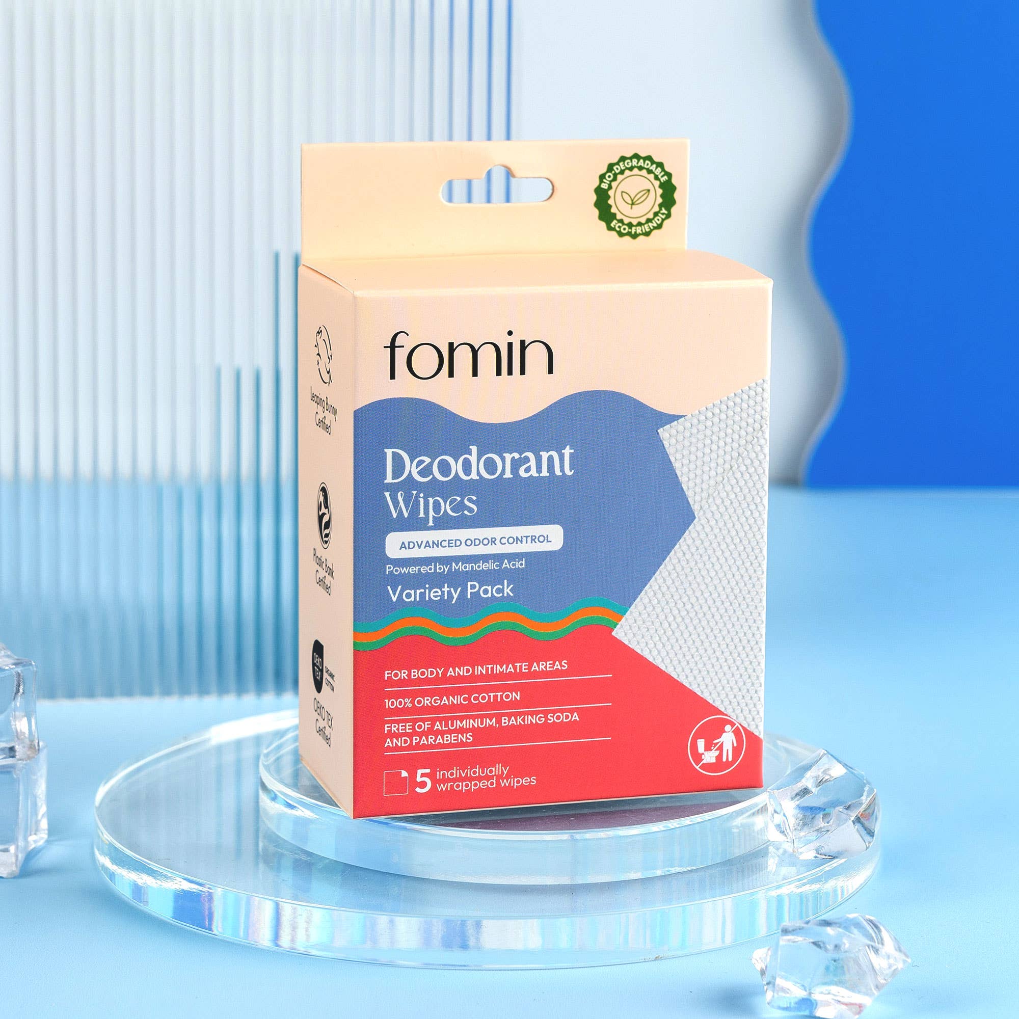 Fomin - Acidified Deodorant Wipes