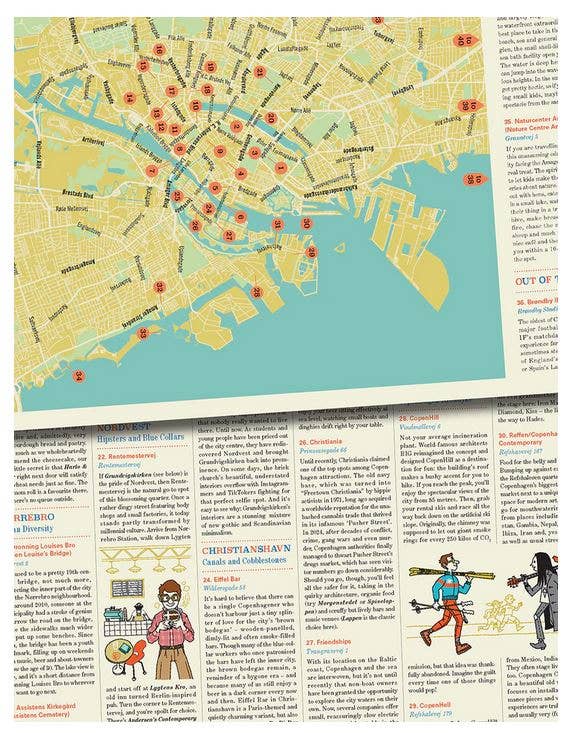 Herb Lester Associates - Copenhagen City Map: Let Me Tell You About Copenhagen