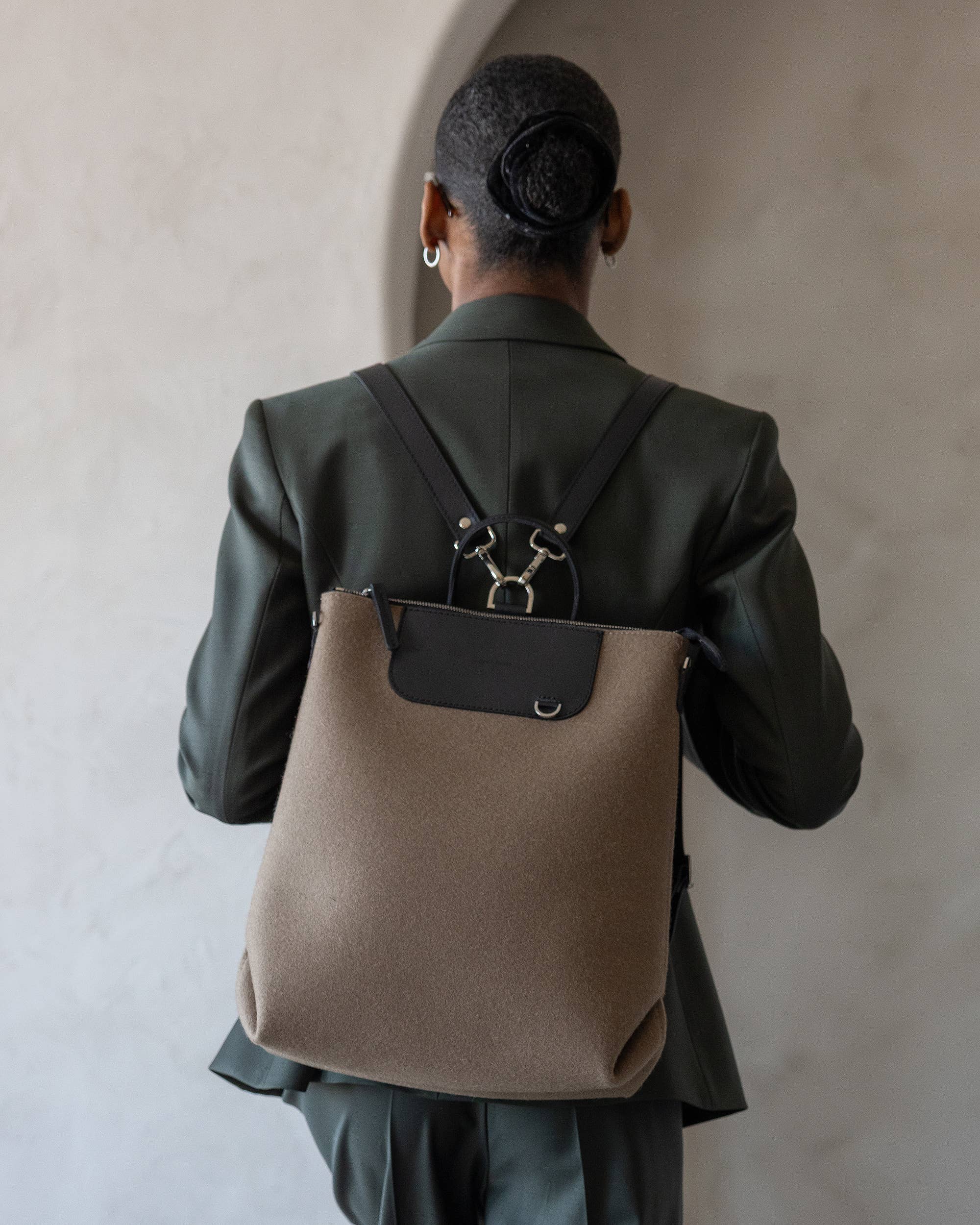 Graf Lantz - Bedford Merino Wool Backpack - Cumin Black