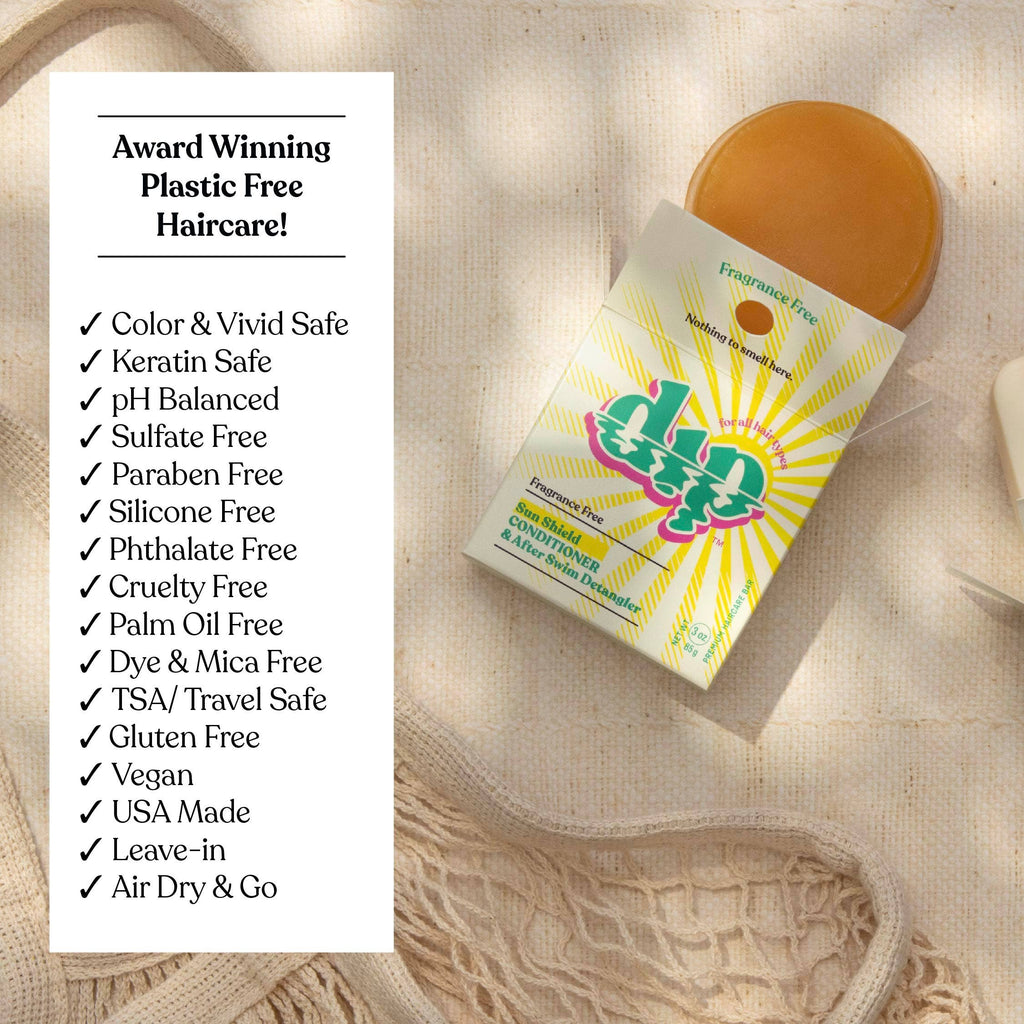 Dip - Dip Sun Shield: Conditioner Bar & After Swim Detangler