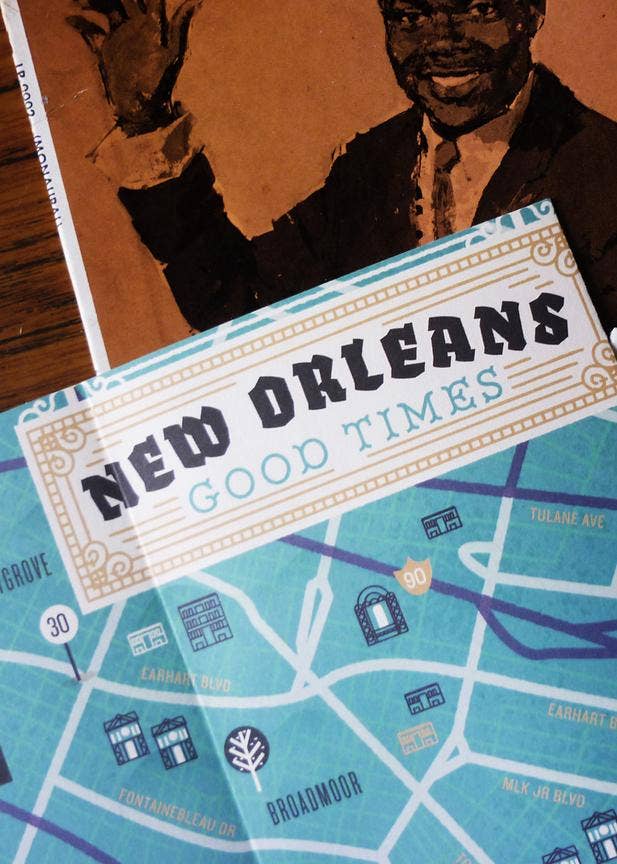 Herb Lester Associates - New Orleans: Good Times  - NOLA Travel Map & Cultural Guide