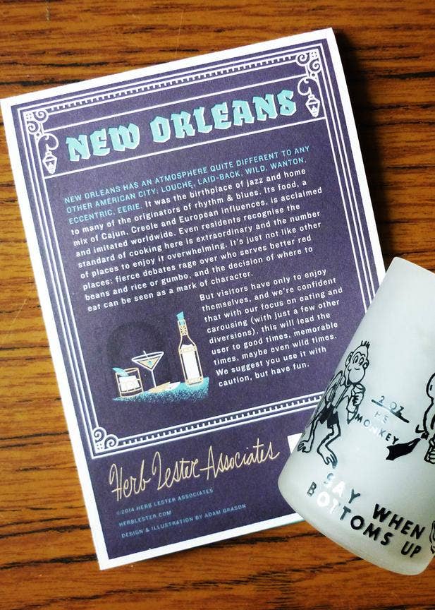 Herb Lester Associates - New Orleans: Good Times  - NOLA Travel Map & Cultural Guide