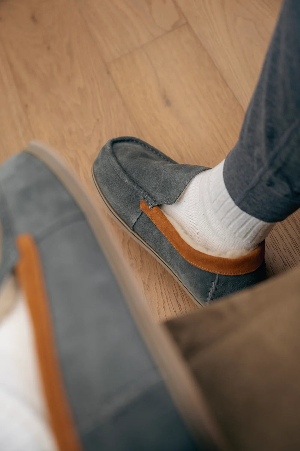Hari Mari | Men's Hacienda Slipper | Pewter