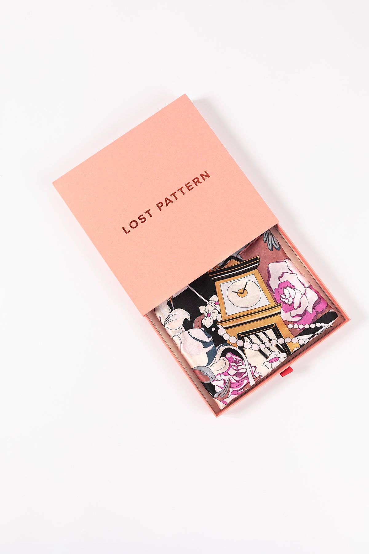 Box of Lost Pattern products on a white background
